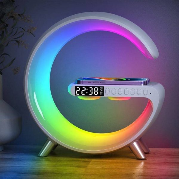 4 In 1 G-Lamp Wireless Charger Night Light Lamp Bluetooth...